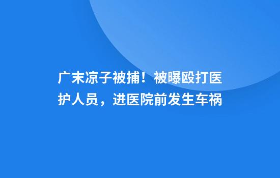 广末凉子被捕！被曝殴打医护人员，进医院前发生车祸