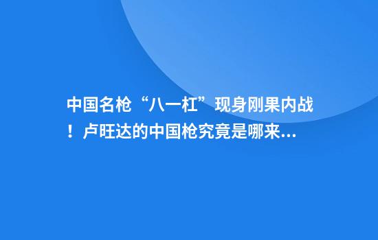 中国名枪“八一杠”现身刚果内战！卢旺达的中国枪究竟是哪来的？