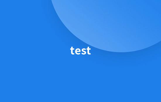 test